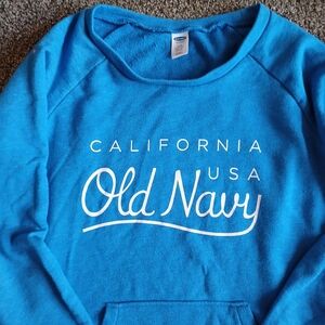 Old Navy California USA Blue Sweatshirt